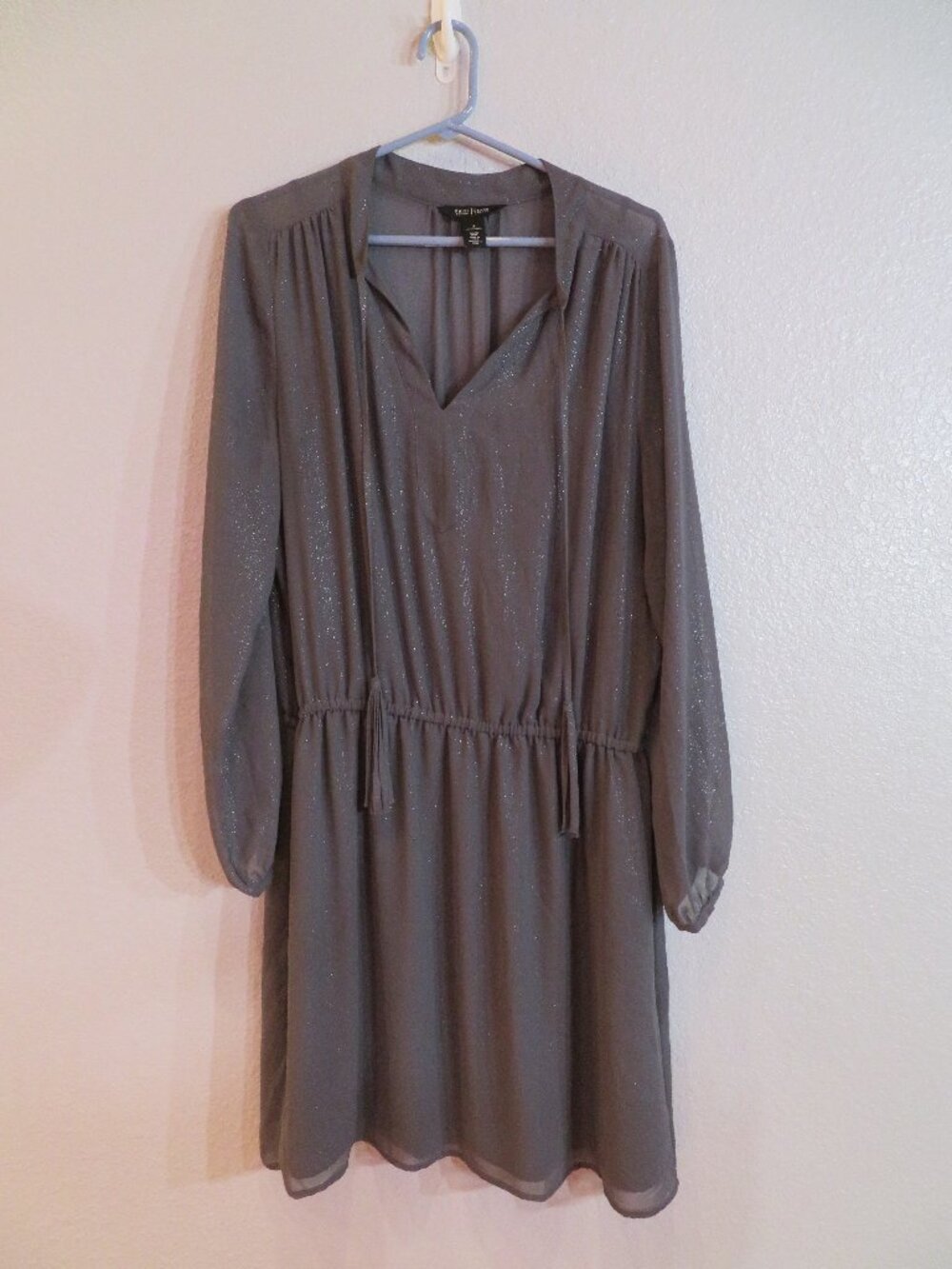 White House Black Market blouson-style mini dress